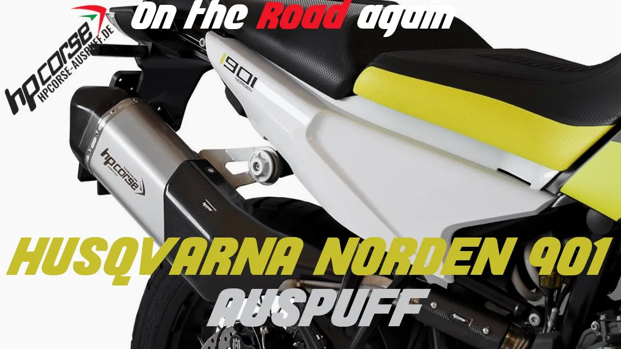 NEUES VIDEO: HPCorse SPS Carbon Auspuff für Husqvarna Norden 901