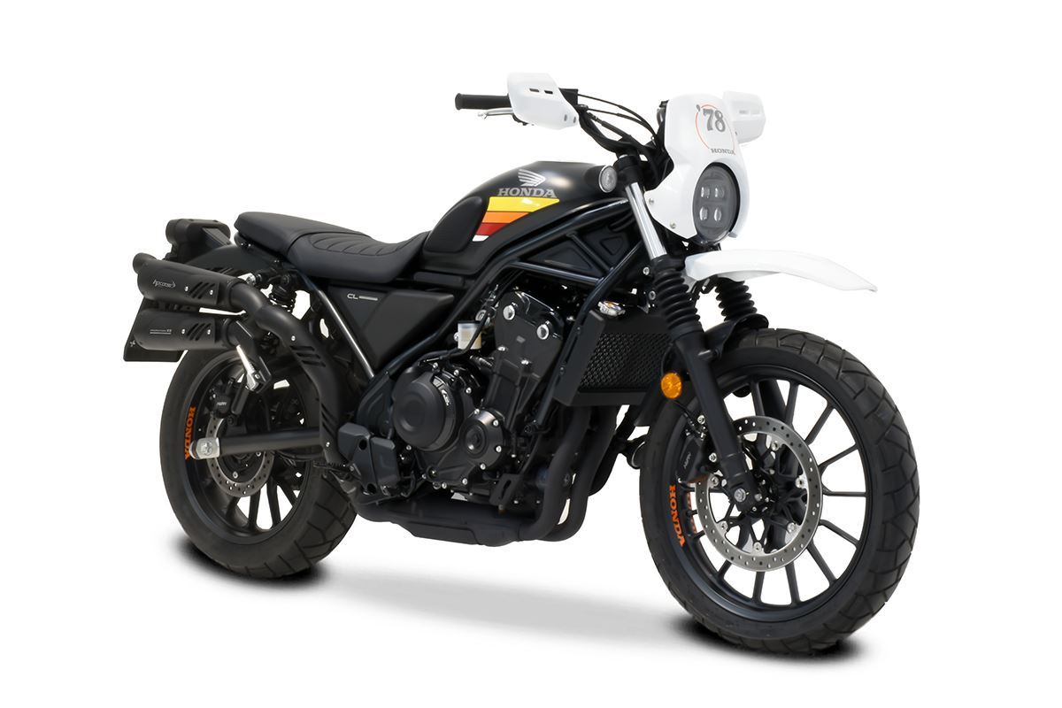 Hydroform RS Endschalldämpfer high ceramic schwarz - Honda CL500 - HPCorse
