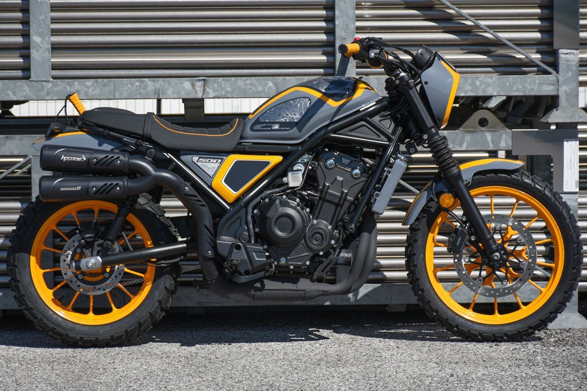 Hydroform RS Endschalldämpfer high ceramic schwarz - Honda CL500 - HPCorse