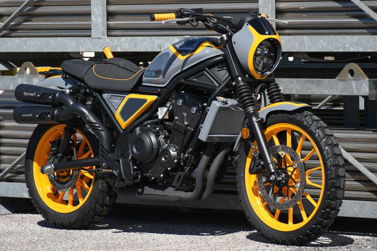 Hydroform RS Endschalldämpfer high ceramic schwarz - Honda CL500 - HPCorse