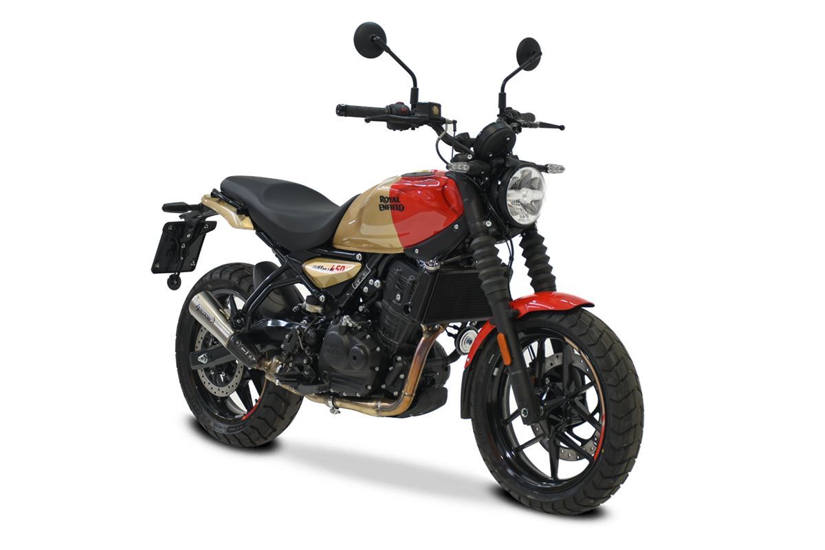 GP-07 Endschalldämpfer satiniert - ROYAL ENFIELD GUERRILLA 450 - HPCorse