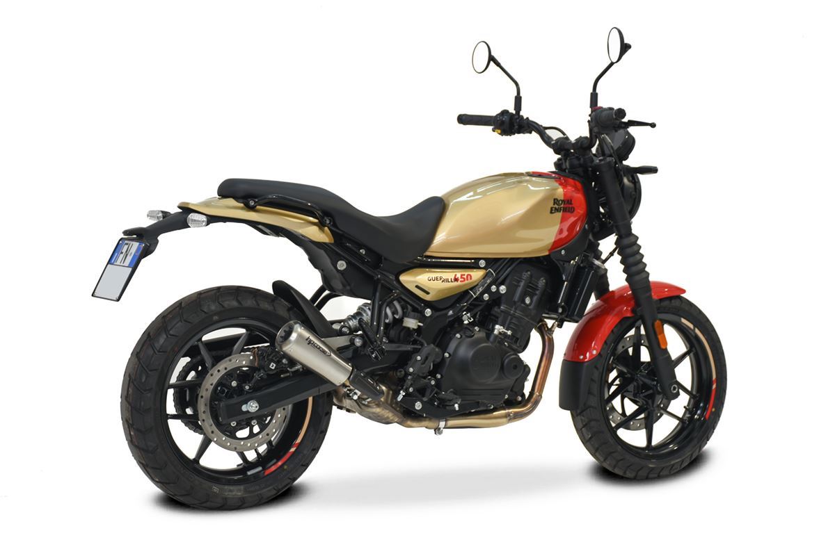 GP-07 Endschalldämpfer satiniert - ROYAL ENFIELD GUERRILLA 450 - HPCorse