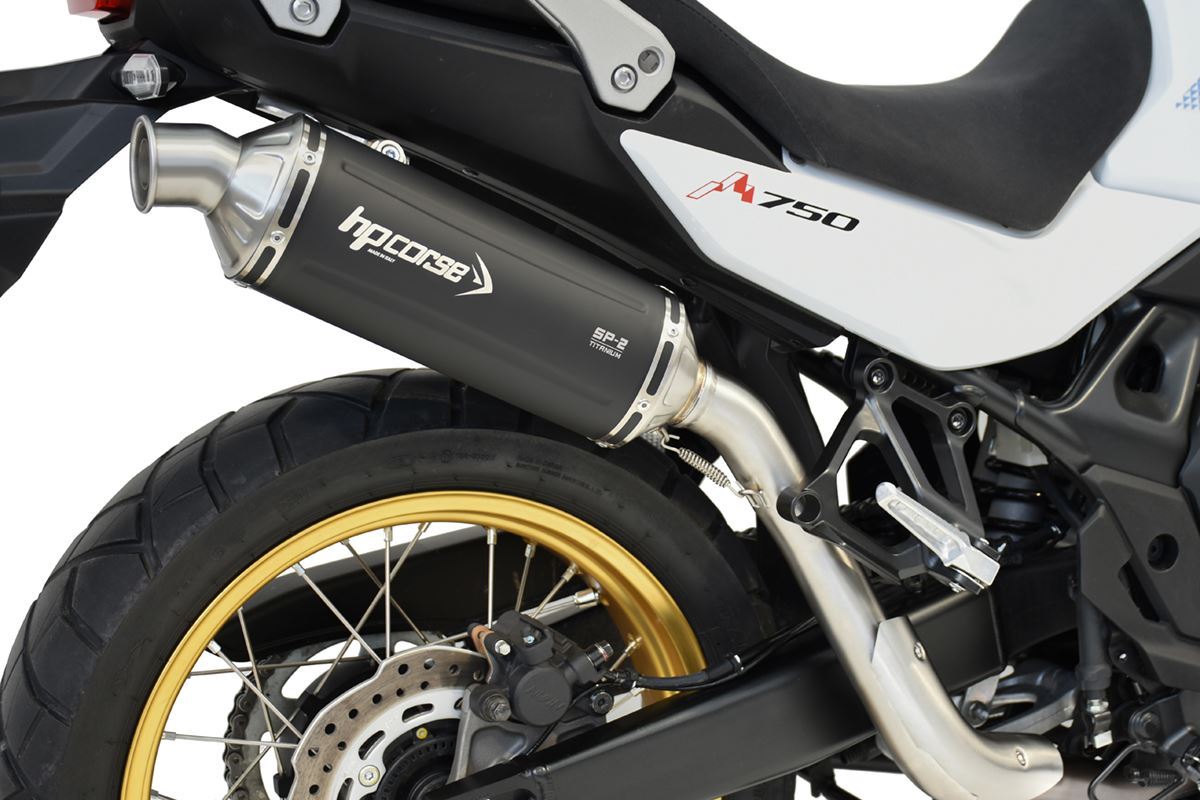 SP-2 Endschalldämpfer hoch - Honda Transalp XL750 - HPCorse